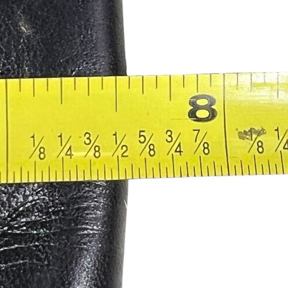 Vintage Charles David Black Leather Lace Up Riding Boots Size US 10 - Picture 13 of 13